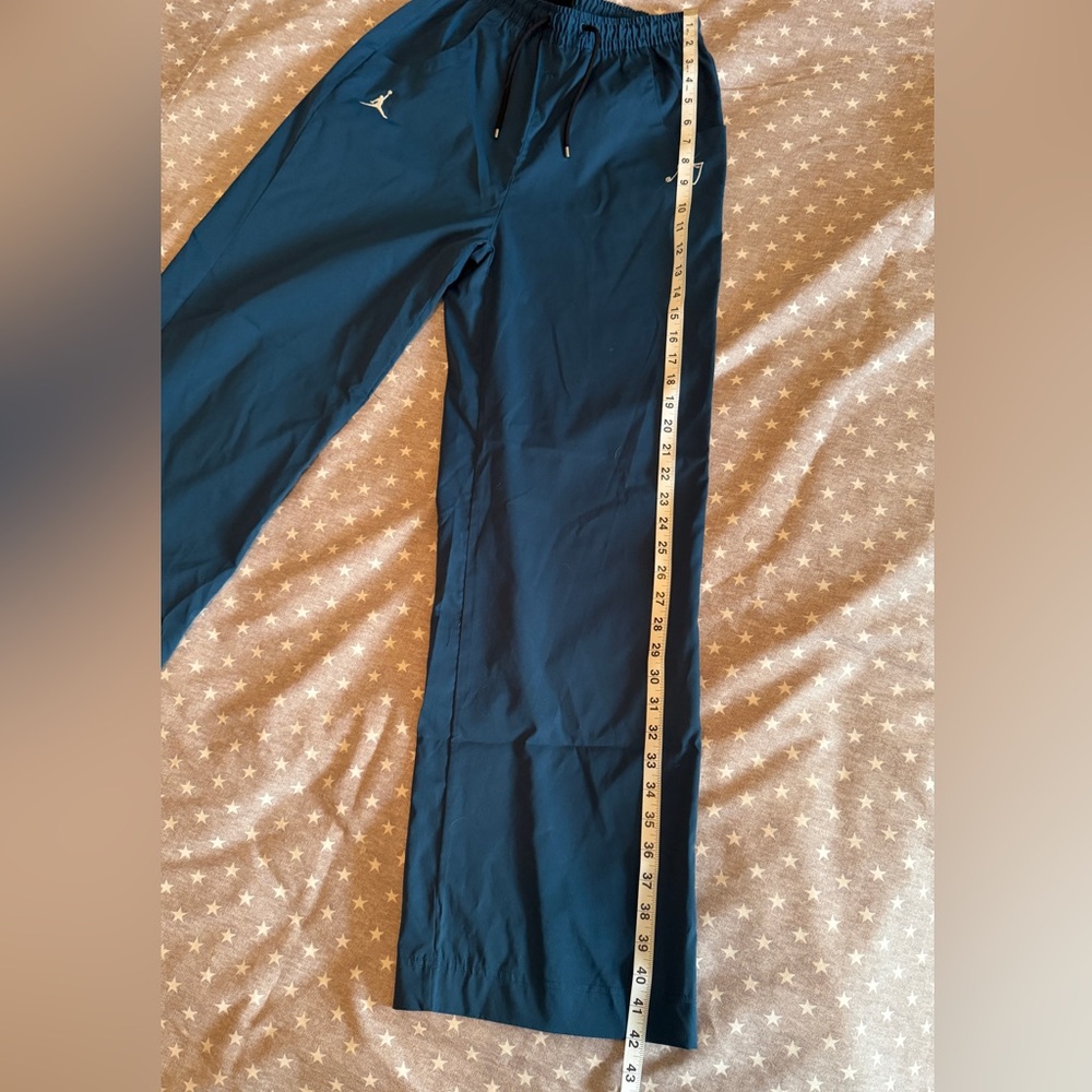 Jordan Nike Sportswear Women Mid-Rise Pants Blue wide Leg Size XS - Picture 9 of 12